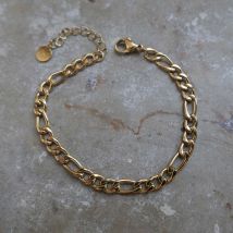 Armband Figaro Stål 3046-0096