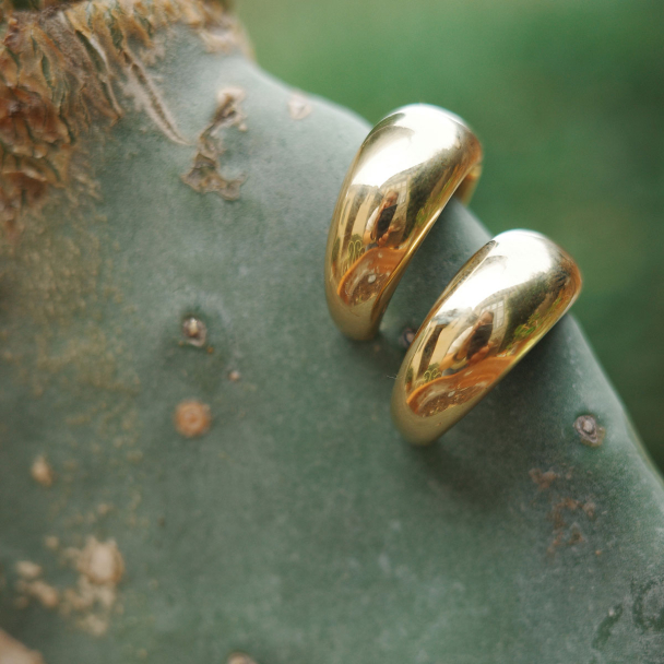 Øreringer Hollow Steel GP 24 mm 1046-0242 - Image 3