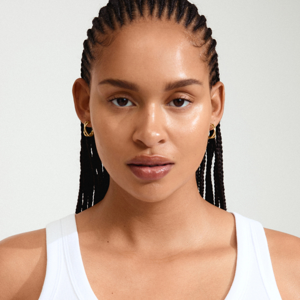 Pilgrims Kira gullbelagte øreringer - Image 3