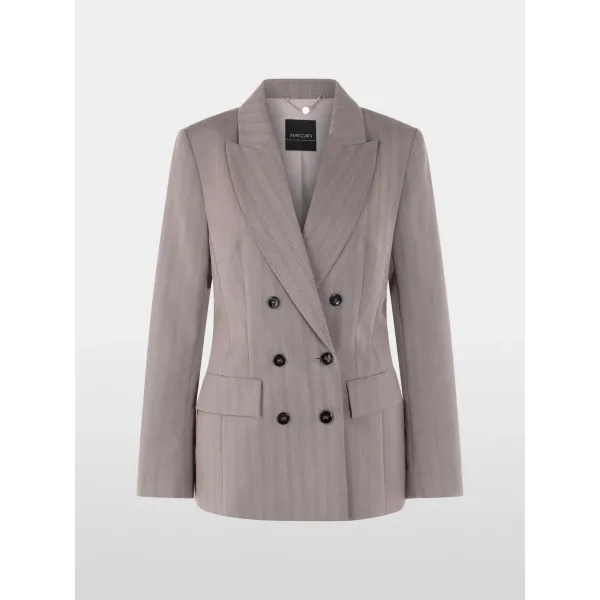 Oversized Herringbone Blazer   ZC 34.10 W21     |        Oversized Herringbone Blazer   ZC 34.10 W21 fra MarcCain