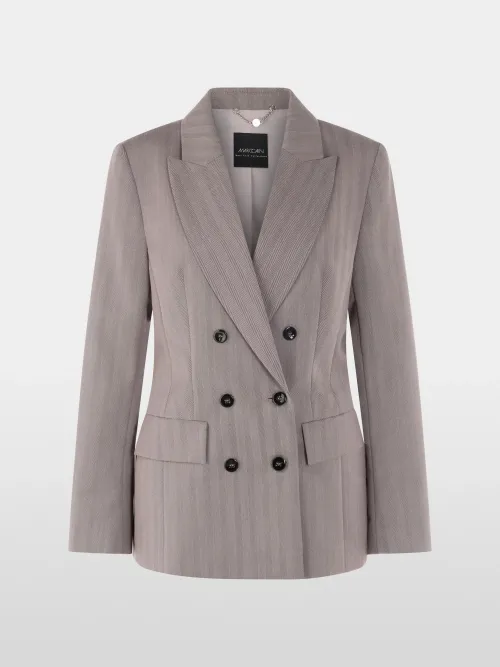 Oversized Herringbone Blazer   ZC 34.10 W21     |        Oversized Herringbone Blazer   ZC 34.10 W21 fra MarcCain