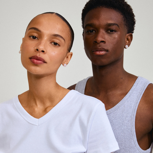 Pilgrim Adem rosenkvarts øredobber - Image 3