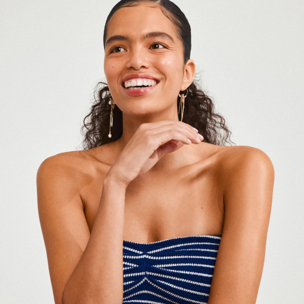 Pilgrim Starlight gullbelagte øreringer - Image 3