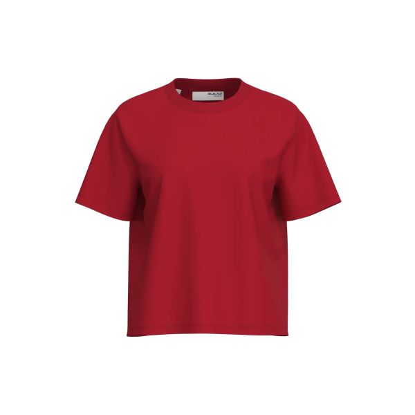 Essential - Boxy Tee - Equestrian Red
