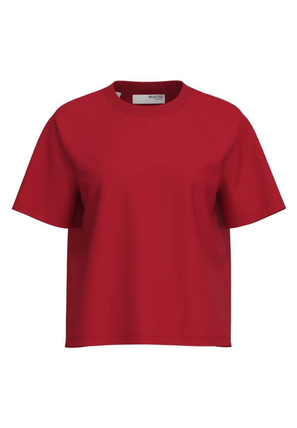 Essential - Boxy Tee - Equestrian Red - Image 2