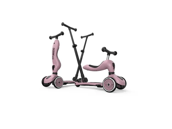Sparkesykkel, Highwaykick 1 Push&Go Wildberry - Scoot and Ride