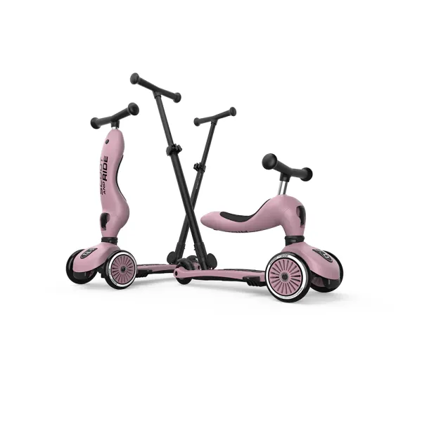 Sparkesykkel, Highwaykick 1 Push&Go Wildberry - Scoot and Ride