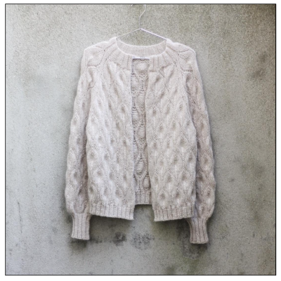 Olive cardigan - voksen