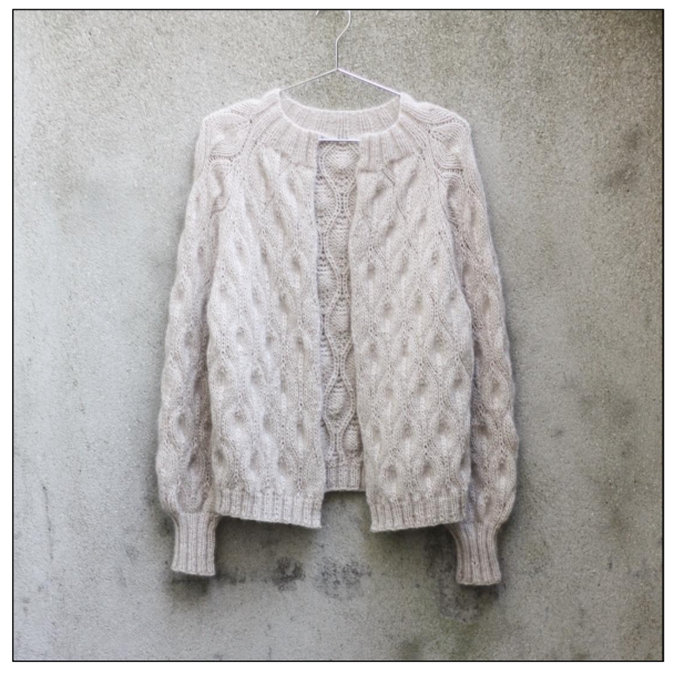 Olive cardigan - voksen