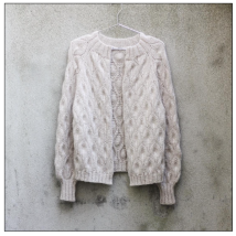 Olive cardigan - voksen