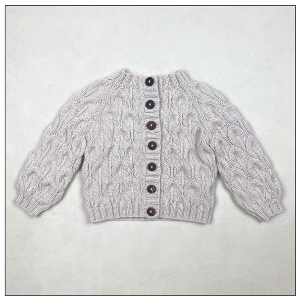 Olive cardigan - baby