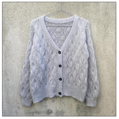 Olive cardigan V-hals