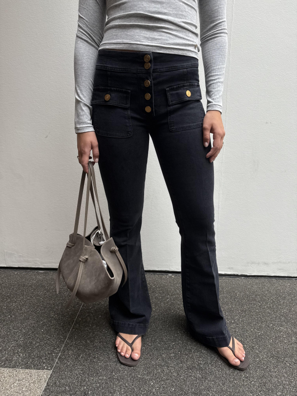 ANAIS JEANS WASHED BLACK - Image 4