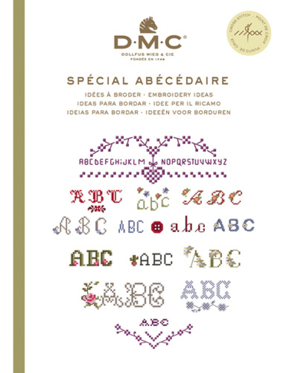 DMC Broderingsbok- Minibok ABC