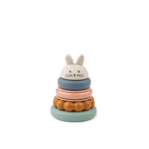 Liewood | Donata Silicone Stacking Tower - Sandy Multi Mix