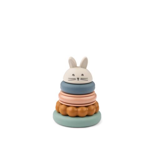 Liewood | Donata Silicone Stacking Tower - Sandy Multi Mix