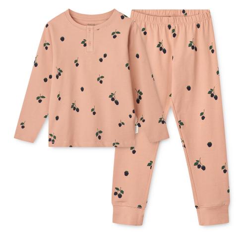 Liewood | Wilhelm Pyjamas Set - Mini Berry/Pale Tuscany