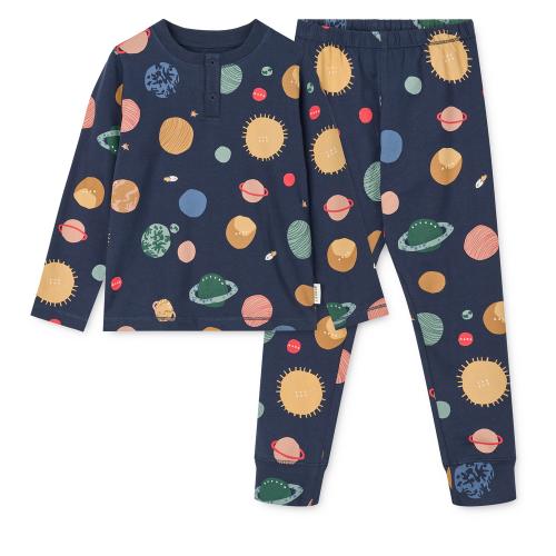 Liewood | Wilhelm Pyjamas Set - Universe/Classic Navy