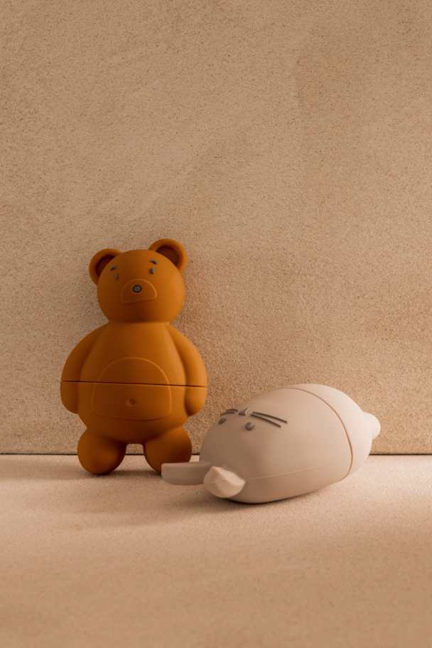 Duncan Classic Silicone Bath Toys - Sandy/Mustard Mix - Image 2