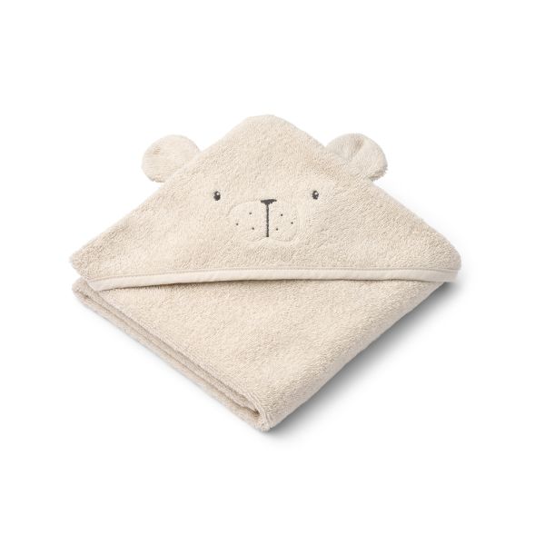 Liewood | Albert Polarbear Håndkle Baby - Sandy