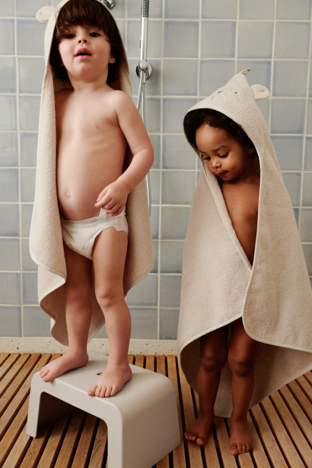 Albert Polarbear Håndkle Baby - Sandy - Image 3