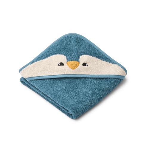 Liewood | Albert Penguin Håndkle Baby - Oceanview Mix