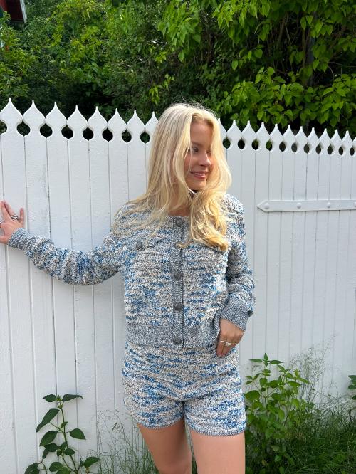 Cannie Shorts - Blue White Mix
