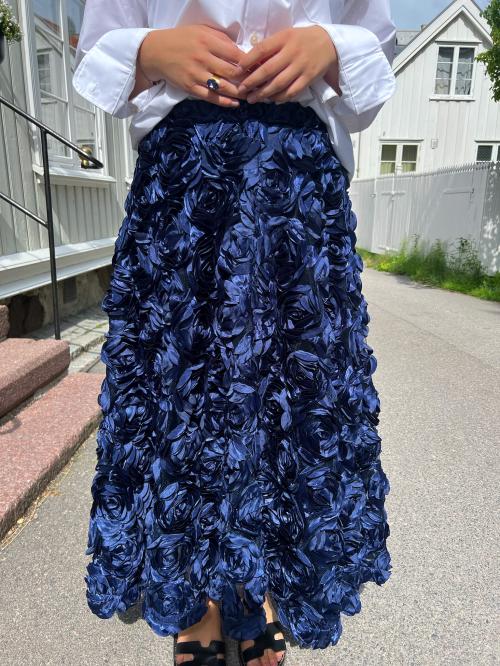 Maxi Sun Skirt - Navy Blazer 
