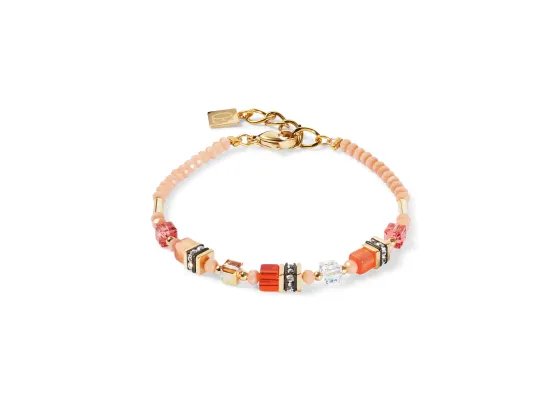 Bracelet Mini Cubes Orange