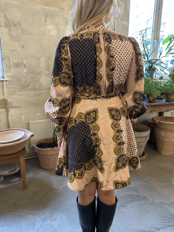Jacquard Mini Dress - Vintage Paisley - Image 2