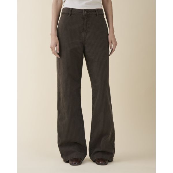 BELEM CHINO - BROWN HERRINGBONE