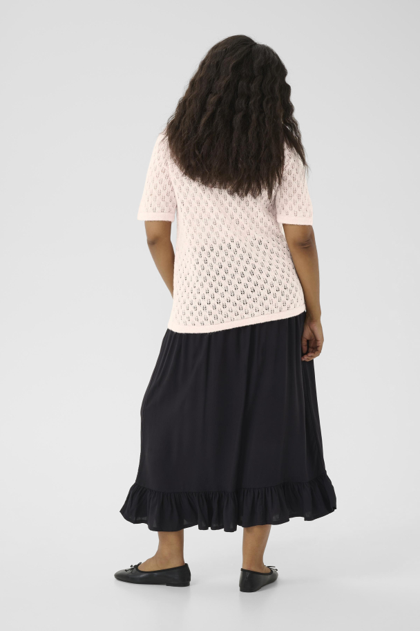 Kaffe Curve Loura kortermet strikkegenser - Image 3