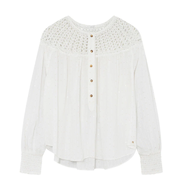 Kamelia crochet blouse