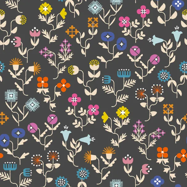 Salutations Canvas Linblanding - Forget me not- sort- Ruby Star