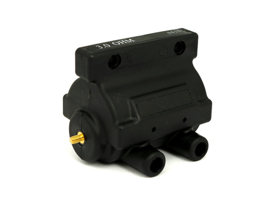 Early OEM style coil for evo. 12v, 3 ohm.