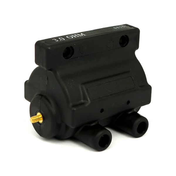 Early OEM style coil for evo. 12v, 3 ohm.