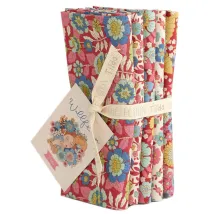 Wallflower Fat Quarter Bundle  Burgundy/Pink