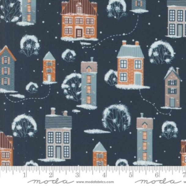 Purrfect Christmas - Midnight Snowy Town