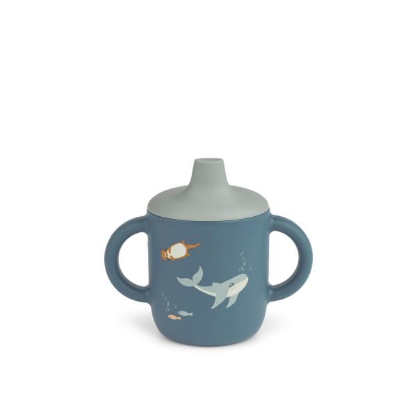Liewood | Neil Sippy Cup - Arctic Sea/Ocean View