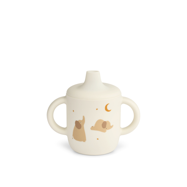 Neil Sippy Cup - Elephant/Creme de la creme - Image 1