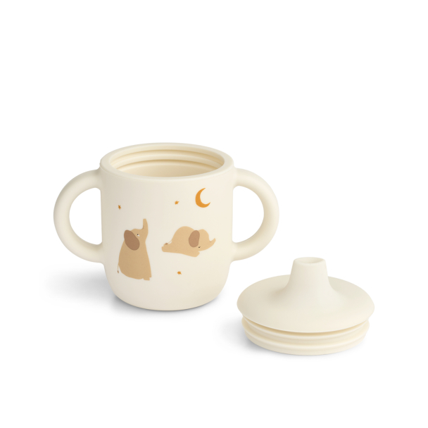 Neil Sippy Cup - Elephant/Creme de la creme - Image 2