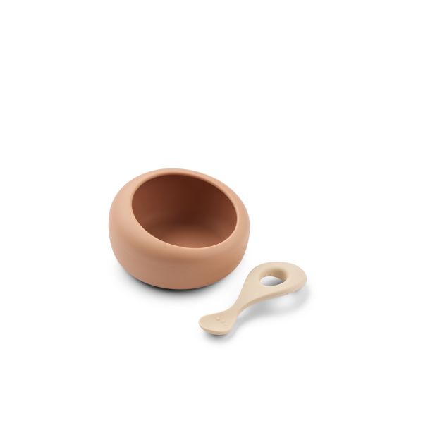 Liewood | Sparia Bowl w/spoon - Tuscany Rose/Apple Blossom