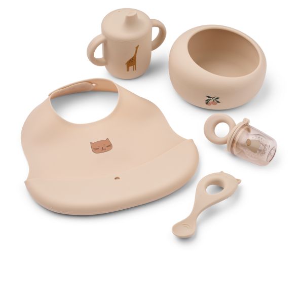 Liewood | Mileah Baby Mealtime Set - Apple Blossom
