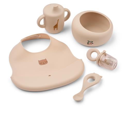 Liewood | Mileah Baby Mealtime Set - Apple Blossom