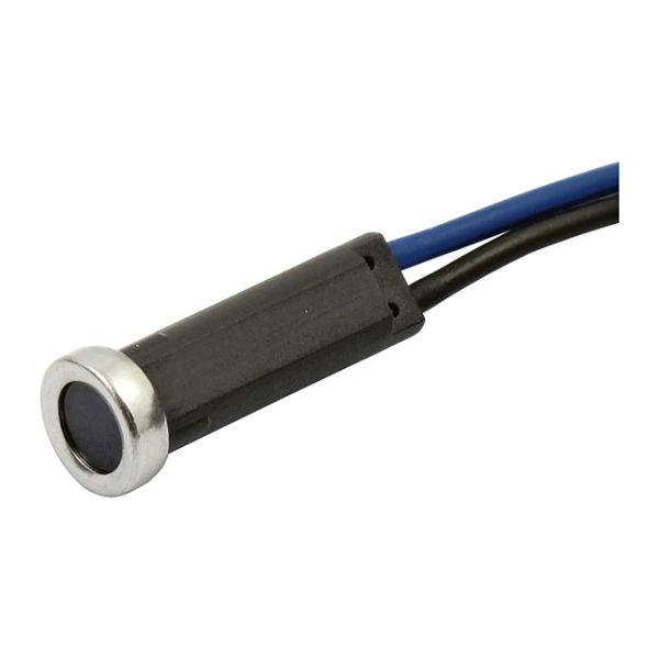 Custom 5/16" LED indicator light. Red lens