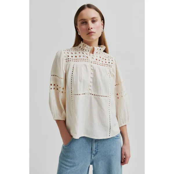 Brunie Blouse - Ecru