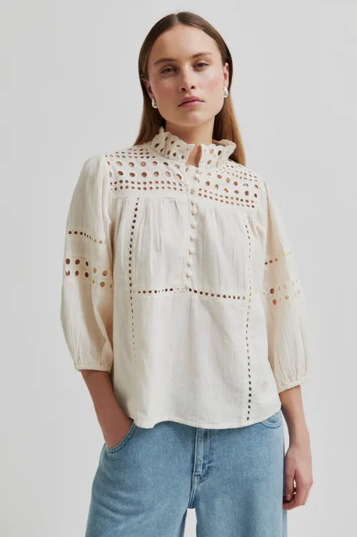 Brunie Blouse - Ecru