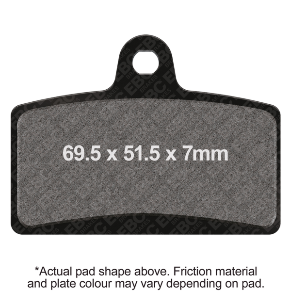 Bremsekloss  400-series 4 Piston.