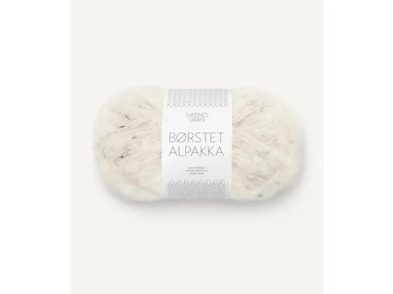 Børstet Alpakka Tweed 2523