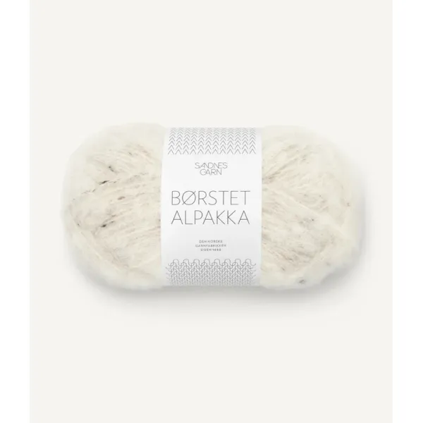 Børstet Alpakka Tweed 2523